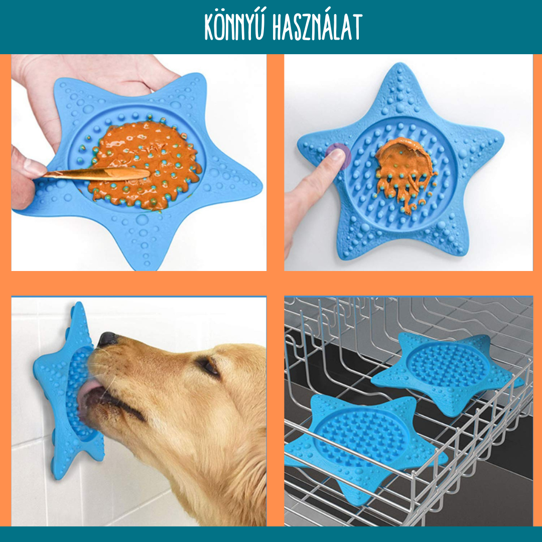 Csillagfalat™ Tapadós Etető Alátét – Fürdetéshez és Játékhoz
