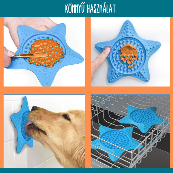 Csillagfalat™ Tapadós Etető Alátét – Fürdetéshez és Játékhoz